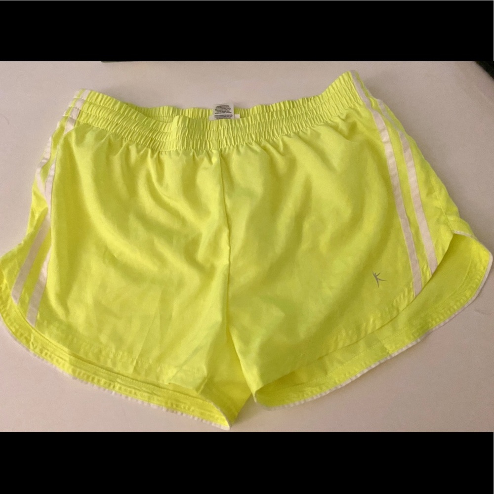 Running Athletic Shorts Lime Green